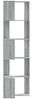 vidaXL Bücherregal 5 Böden Grau Sonoma 50x50x179 cm Holzwerkstoff 852587 Bild 5