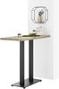 Bartisch >Jay< in Eiche, schwarz, Massivholz, Metall - 120x104x60cm (BxHxT) Bild 2
