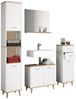 VCM Badmöbel Sets Landos 918171 Weiß / Honig-Eiche H. 181 x B. 124 x T. 28 cm Bild 5