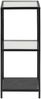 Regal >Carney< in Schwarz/matt aus Metall - 35x82,5x37cm (BxHxT) Bild 3