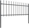 vidaXL Gartenzaun | Stahl | Stabil | Rechteckig | Modern 277603 Bild 2