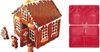Lebkuchenhaus Backform Weihnachten Hexenhaus Knusperhaus Lebkuchen Form Silikon Bild 4