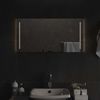 vidaXL LED-Badezimmerspiegel Transparent 40 x 80 cm Gehärtetes Glas 42045778 Bild 3