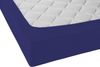 Biberna Jersey-Spannbetttuch, 100 % Baumwolle, Saphir, 1x 90x190 cm - 100x200 cm Bild 2