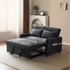 Merax Schlafsofa mit 3-in-1 Bettfunktion, Loungesessel mit USB und Handyhalter, Schlaffunktion und viel Stauraum Bild 2
