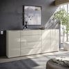 Sideboard >Santorin< Glasfronten in Kaschmir - 226x99x40cm (BxHxT) Bild 2