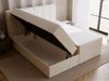 GrainGold Boxspringbett mit Bettkästen MAISON, Bett mit Kopfteil - 160x200 cm, Beige (1x Bett + 1x Topper) Bild 3