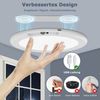 Lapalife LED Deckenleuchte Akku Magnetisch Deckenlampe mit Bewegungsmelder Innen, Dimmbar, LED fest integriert, 3 Farbtemperaturen Aufladbare Lampe für Treppe Balkon Garage Bild 4