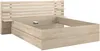 Vente-unique - TENALIA Bett Holz, Platte Beige - B 216,8 cm x H 98,2 cm x L 235,4 cm Bild 3
