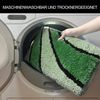 OTTO home Badematte Anna, Badvorleger, Badezimmer Teppich, Höhe 16 mm, rutschhemmend beschichtet, schnell trocknend, fußbodenheizungsgeeignet, Polyester, rechteckig, 3tlg Set Hänge WC, Badteppich, Hoch Tief Effekt, Modern, Weich, Wellen Bild 4