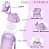 AOPREL Trinkflasche 1l BPA-frei Tritan Kohlensäure geeignet lila rosa体Verlauf Bild 2
