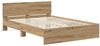 vidaXL Bettrahmen Artisan-Eiche 120 x 190 cm Holzwerkstoff 3403593 Bild 5