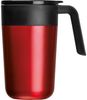 Macma Becher Doppelwandiger Trinkbecher aus Edelstahl / 400ml / Farbe: rot Bild 3