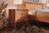 Nachtschrank SAGA 2er Set Buche massiv 60x64x36 cm Bild 2