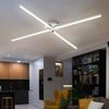 LED Deckenleuchte. Metall, 4 Flammig, schwenkbar, L 78 cm Bild 3