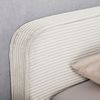 IDIMEX Polsterbett CURSIO, Doppelbett 140x200 cm mit Lattenrost in Cord-Optik Cremeweiß Bild 3