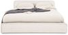 IDIMEX Polsterbett CURSIO, Doppelbett 140x200 cm mit Lattenrost in Cord-Optik Cremeweiß Bild 2