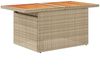 vidaXL 9-tlg. Garten-Sofagarnitur mit Kissen Beige Poly Rattan 3326908 Bild 5