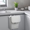 JEOBEST Mülleimer Wandmontage mit Deckel, Küchen und Bad Mülleimer 12L, Hängender Mülleimer für Küche Badezimmer Küchenschrank Bild 4