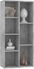 vidaXL Bücherregal Betongrau 50x25x106 cm Holzwerkstoff 801111 Bild 3