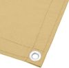 vidaXL Balkon-Sichtschutz Sandfarben 90x400 cm 100% Polyester-Oxford 4000029 Bild 4