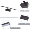 ZMH Spiegelleuchte Badezimmer Wandleuchte LED – 13W Matt Schwarz Modern 60cm Spiegellampen für das Bad 4000K Neutralweiße Beleuchtung Lampen Wandlampe für Küche Flur Veranda Wohnzimmer Bild 4