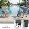 tectake Gartenstuhl 2er Set Sonnenliege (Komplettset, 2 St), klappbar Bild 4