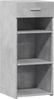 vidaXL Sideboard Betongrau 40x42,5x93 cm Holzwerkstoff 846316 Bild 2