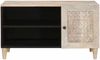 vidaXL TV-Einheiten mit Regal Weiß 80 x 33 x 46 cm Holzwerkstoff 4018131 Bild 3