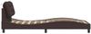 vidaXL Bettgestell ohne Matratze "Hvar" Dunkelbraun 90x190 cm Stoff 3207740 Bild 5