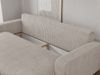 Sofa 3-Sitzer mit Schlaffunktion LUNA in Stoff Poso Altweiß Bild 5