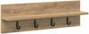 vidaXL Wandmontierter nachttisch Artisan-Eiche 60 x 10,5 x 18 cm 874394 Bild 2