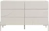 Vente-unique - ZELINARO Kommode Holz, Platte Beige - B 40 cm x H 75 cm x L 120 cm Bild 3