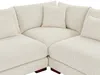 Vente-unique 'SPERONE' große Wohnlandschaft, Cord beige, 375 x 274 x 85 cm Bild 5