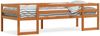 vidaXL Kinderbett Wachsbraun 75x190 cm Massivholz Kiefer 846872 Bild 2