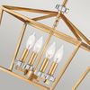 Elstead Stinson Medium Pendelleuchte 4-flammig Messing gealtert Bild 4