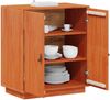 vidaXL Sideboard Wachsbraun 65,5 x 40 x 75 cm Massives Kiefernholz 867970 Bild 3