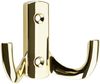 SO-TECH® Garderobenhaken JULIE STRONG - extra stabile Ausführung - Lochabstand 32 mm (1 St), Variante kurz, Höhe 57,5 mm, Messingoptik Bild 2