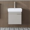 Roomart LYCIA-50 Badmöbel Set– 2-teiliges Badezimmermöbel Set - Waschbecken mit Unterschrank - H 54 x B 37 x T 50 cm • Beige Bild 3