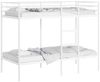 vidaXL Etagenbett ohne Matratze Weiß 90x200 cm Stahl 42000329 Bild 4