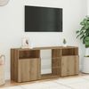 vidaXL TV-Schrank mit LED-Leuchten Artisan-Eiche 120x30x50 cm 856352 Bild 3