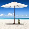 Relaxdays Braune Bodenhülse für Sonnenschirm Bild 3