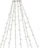 KonstSmide LED Baummantel mit Ring 400 bernsteinfarbene LED 8 Stränge à 50 Aussen Bild 5