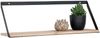 House Nordic Wandregal, Stahl, Kiefernholz, 55x14x18 cm Bild 3