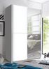 Kleiderschrank >Fred< in Weiß - 125x196x38cm (BxHxT) Bild 2