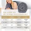 Akroma Premium Gewichtsdecke 155x220cm 12KG, dunkelgrau Bild 5