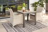 Primaster Diningsessel Nardo XL Polyrattan inkl Sitzkissen Alu Gartenstuhl Bild 2