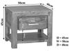 Nachttisch Sheesham 50x40x45 braun lackiert METRO LIFE #127 Bild 5