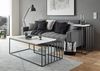 Beistelltisch >JUBA< in weiss, Holzwerkstoff/ Metall - 40x70x35cm (BxHxT) Bild 2