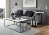 Beistelltisch >JUBA< in weiss, Holzwerkstoff/ Metall - 40x70x35cm (BxHxT) Bild 2